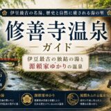 修善寺温泉ガイド｜伊豆最古の独鈷の湯と源頼家・修禅寺物語の名湯