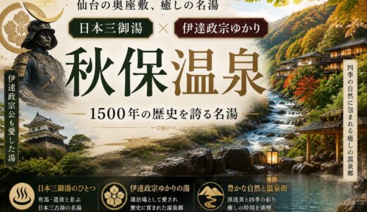 秋保温泉ガイド｜日本三御湯×伊達政宗ゆかり1500年の名湯