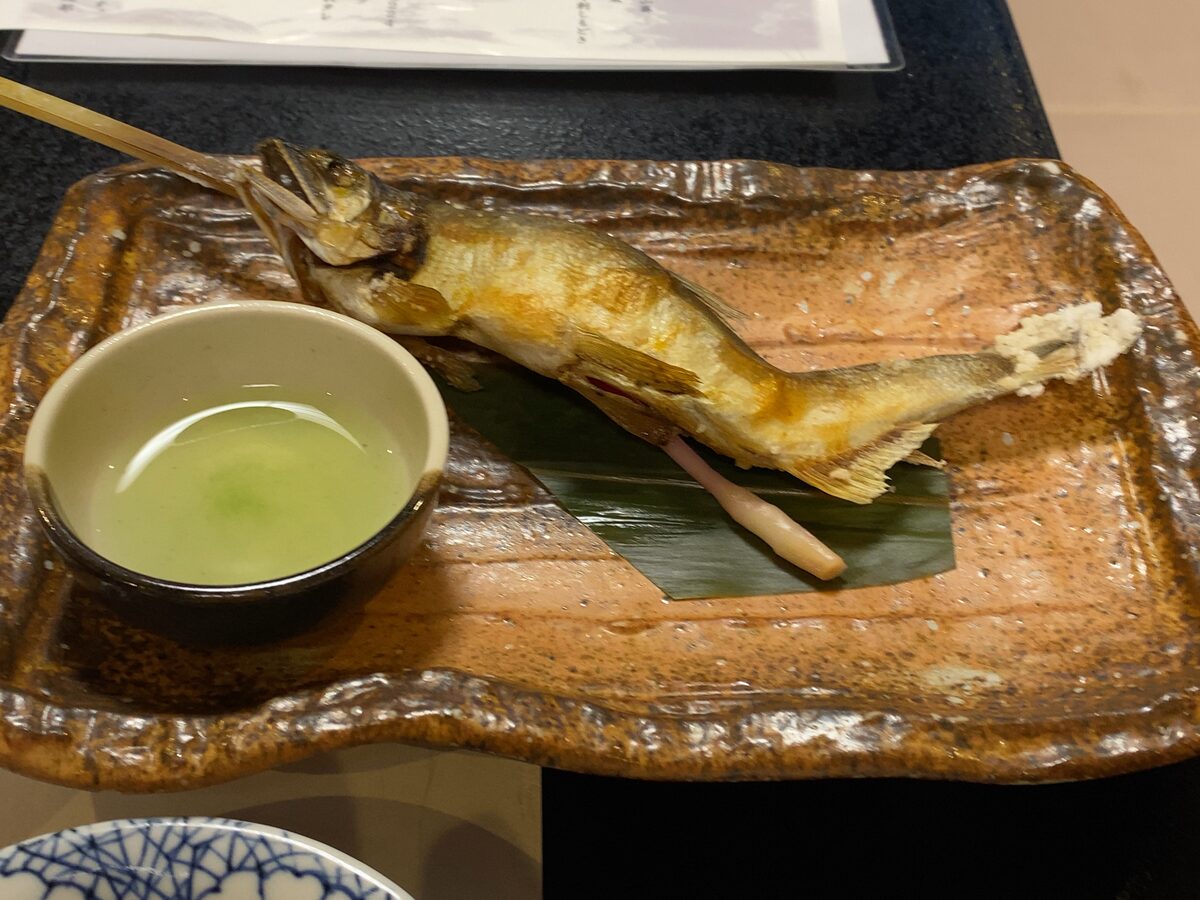 瀧見舘 鮎の塩焼き
