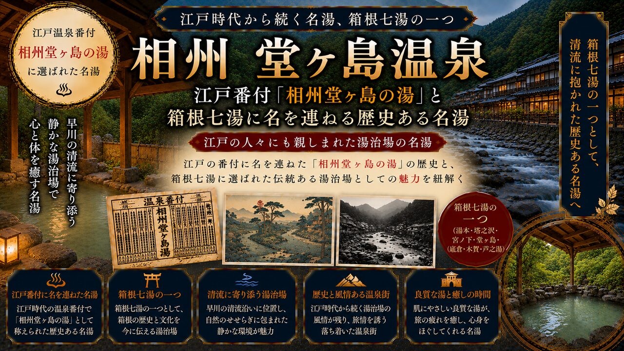堂ヶ島温泉ガイド｜江戸番付『相州堂ヶ島の湯』