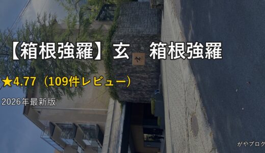 【箱根強羅】〝究極のおこもり〟を叶える隠れ宿『玄』全18室客室露天風呂の真価｜2026年宿泊レポ