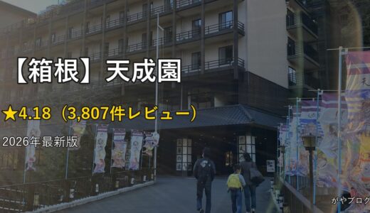 【箱根】天成園で叶える”3,807人が選んだ”屋上露天風呂と豪華ビュッフェ｜2026年最新版