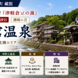 青森・蔵館温泉ガイド｜江戸番付『津軽倉立の湯』西-前頭4段目「諸病によし」×1954年合併前の旧温泉地