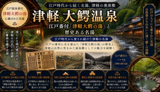 青森・大鰐温泉ガイド｜江戸番付『津軽大鰐の湯』行司格×建久年間1190円智上人開湯と津軽藩主湯治場