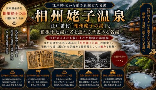 神奈川・姥子温泉ガイド｜江戸番付『相州姥子の湯』×800年眼病湯治と金太郎伝説・日本三大眼の温泉