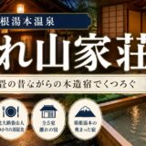 箱根湯本温泉 離れ山家荘 宿泊記｜古木と畳の昔ながらの木造宿でくつろぐ
